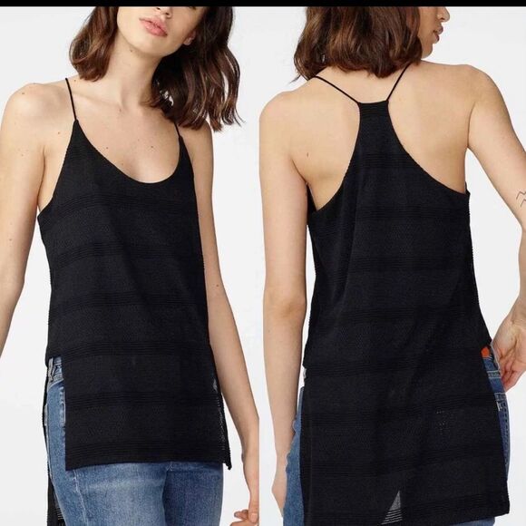 AX Armani Exchange Mesh High Low Cami
Tank Woman NWT
Size Medium spaghetti strap - Picture 1 of 10